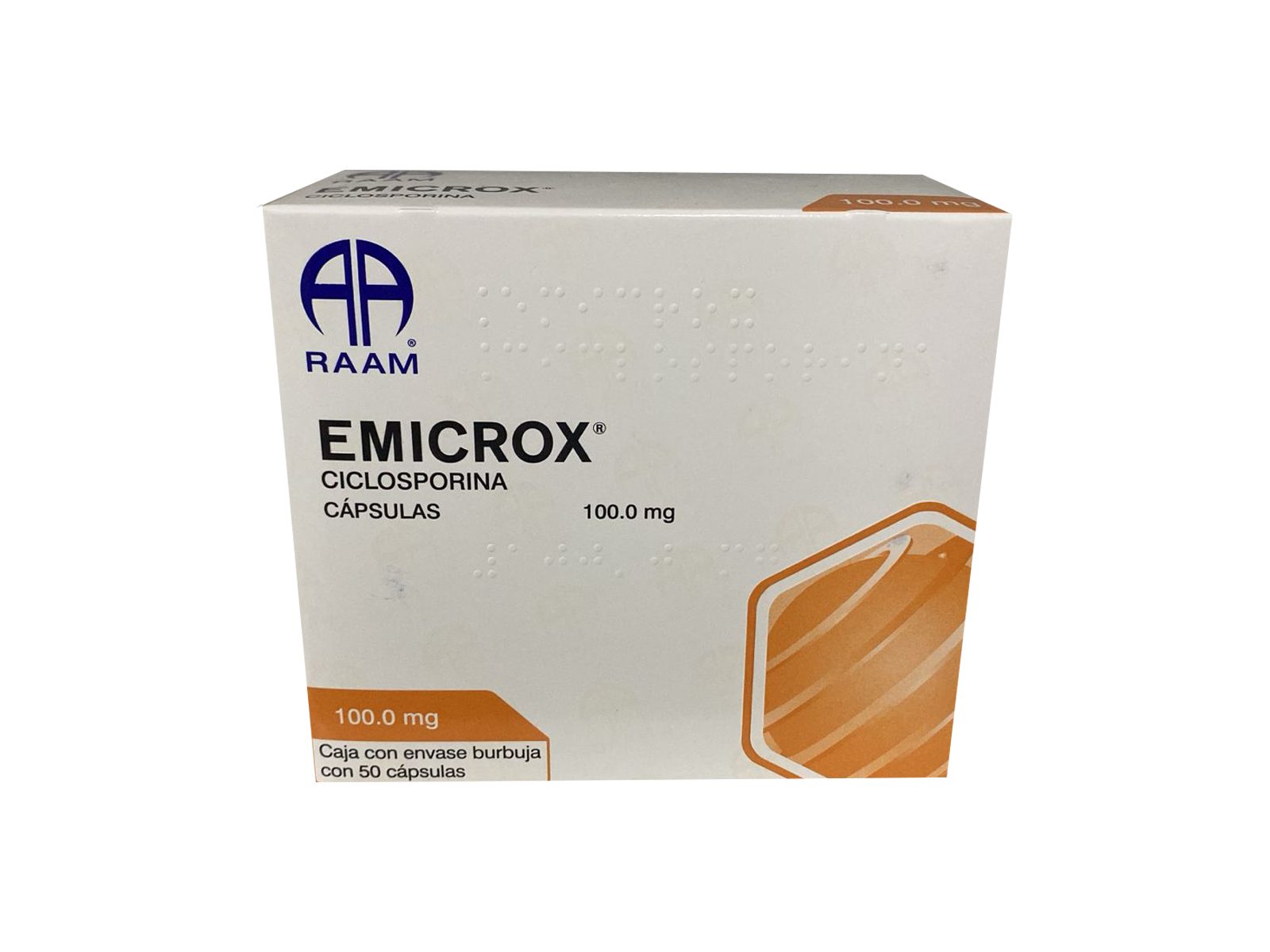 Emicrox Ciclosporina 100Mg C-50 Caps