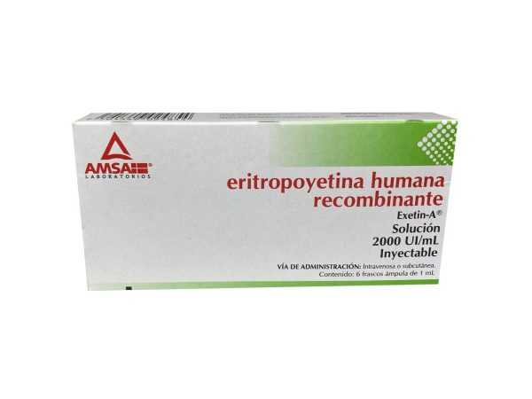 Eritropoyetina 2,000 U.I. C-6 Amp