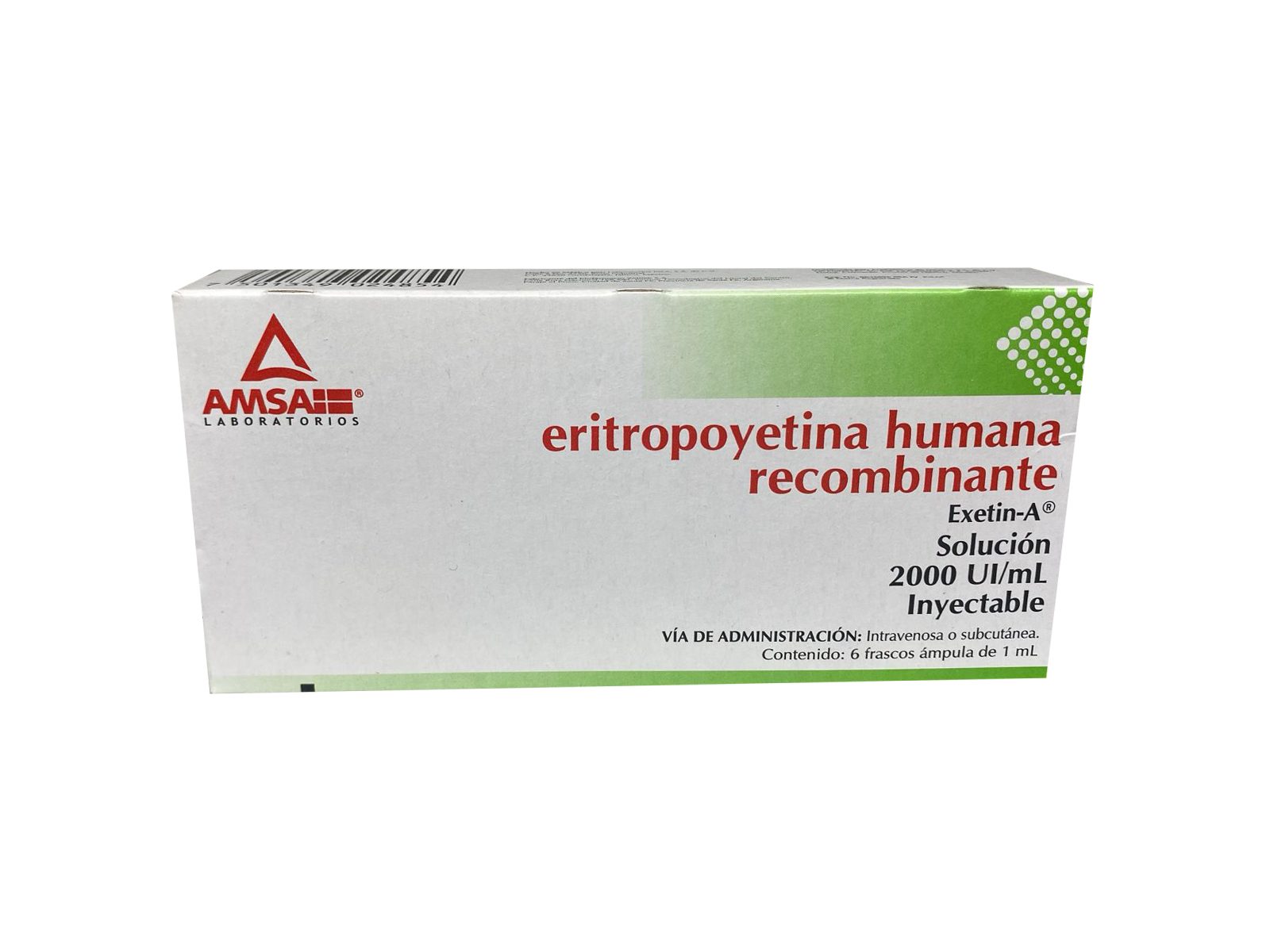 Eritropoyetina 2,000 U.I. C-6 Amp