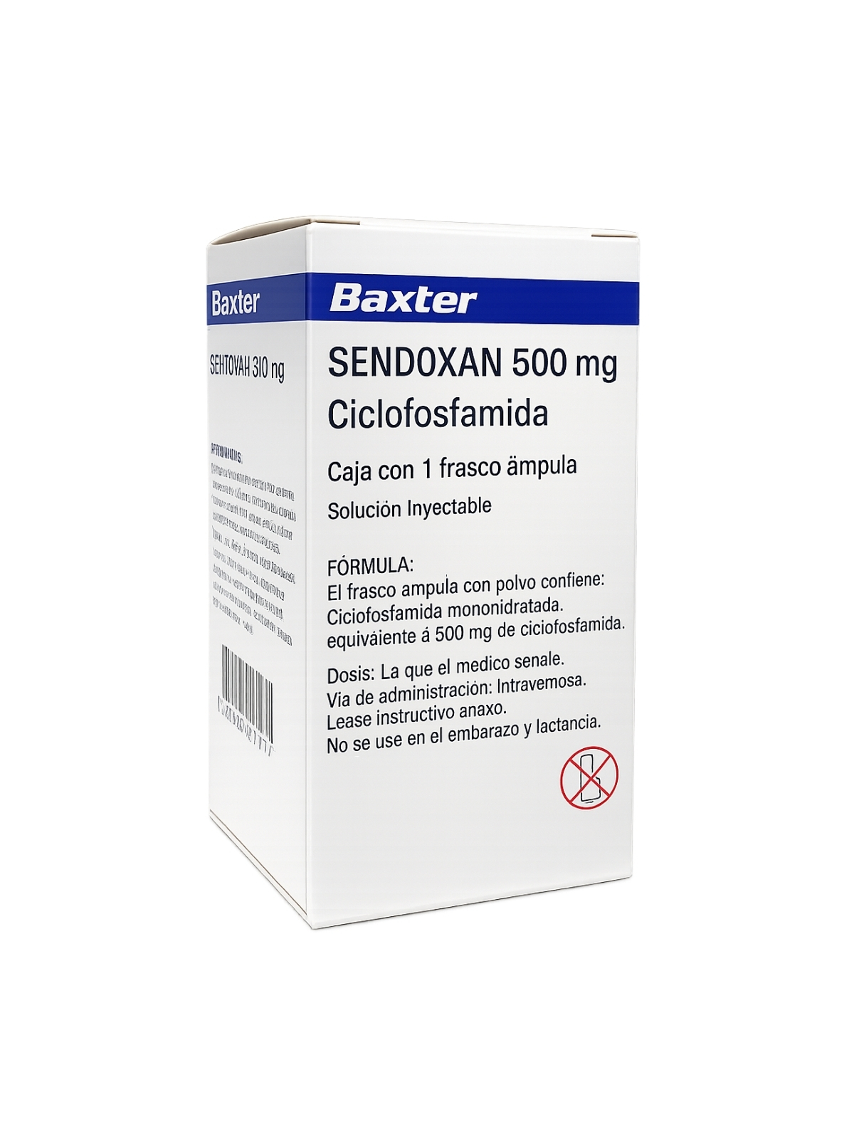 Sendoxan Ciclofosfamida 500Mg 1 Amp Iny